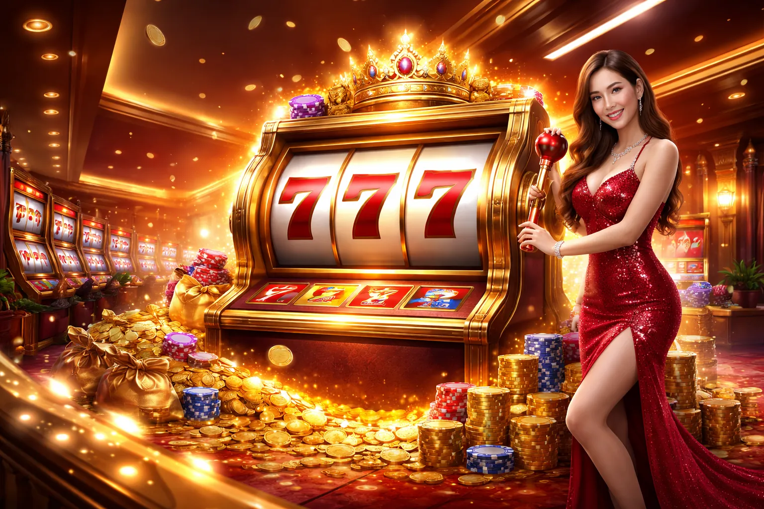 Trò chơi xèng dagac3 chính thức với giải độc đắc và tiền vàng hấp dẫn